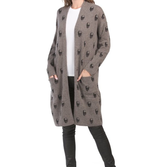 Cashmere Cardigan With Skulls SKULL CASHMERE - Picture 6 of 7